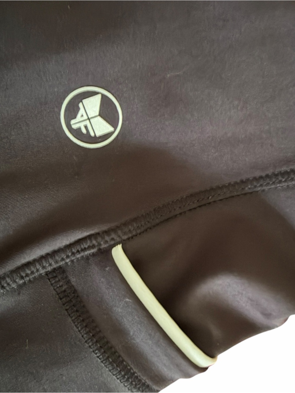 Women’s Black Active Leggings with Reflective Logo